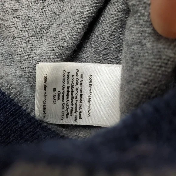 Vineyard Vines Sweater Womens M Gray Performance Knit Side Shoulder Quarter Zip - Picture 5 of 9